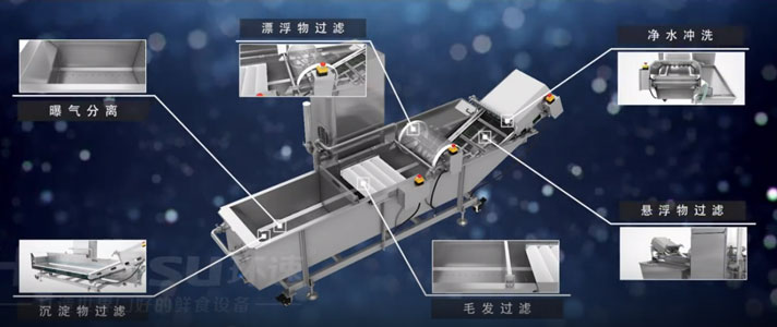 環(huán)速洗菜機(jī)，中央廚房食材清洗勢力的生力軍！