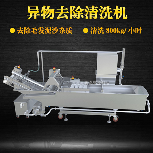 蔬菜自動化清洗設備，氣泡清洗，清洗800kg小時